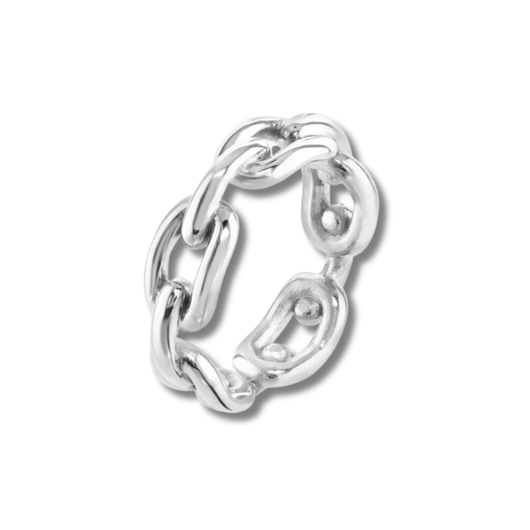 CHAIN RING SILVER